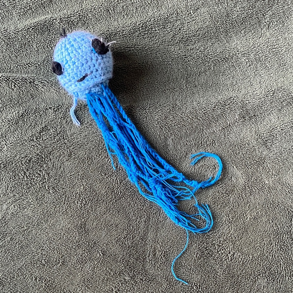 Handmade by Me - Most Ugly Blue Jellyfish Stuffed Toy